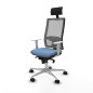 Sedia Ufficio con Poggiatesta Horna Piqueras y Crespo 4B086N1 Blu cielo