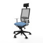 Sedia Ufficio con Poggiatesta Horna Piqueras y Crespo 4B066N1 Blu cielo
