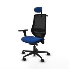 Sedia Ufficio con Poggiatesta Mardos traslack Piqueras y Crespo D036N2H Azzurro