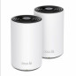 Router TP-Link DECO XE75(2-PACK) Bianco Wi-Fi RJ45 Ethernet LAN