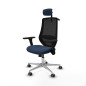 Sedia Ufficio con Poggiatesta Mardos Piqueras y Crespo D086G2H Blu Marino