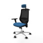 Sedia Ufficio con Poggiatesta Mardos Piqueras y Crespo D086N2H Azzurro Chiaro