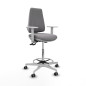 Sedia da Ufficio Elche Piqueras y Crespo B5B026G Grigio Alta