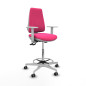 Sedia da Ufficio Elche Piqueras y Crespo B5B026G Rosa Alta