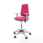 Sedia da Ufficio Elche Piqueras y Crespo B5B026G Rosa Alta