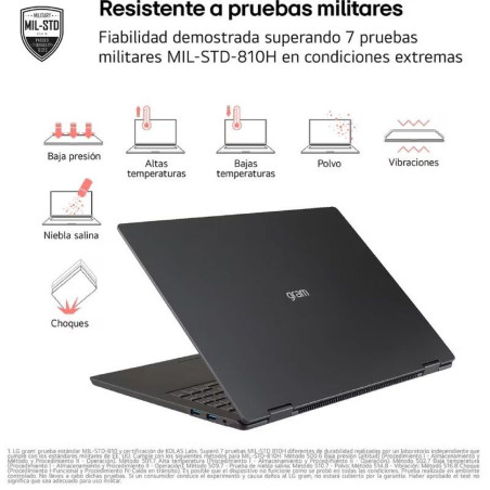 Laptop LG 14ZD90T-G.AX78B 14" intel core ultra 7 16 GB RAM 1 TB SSD Qwerty in Spagnolo