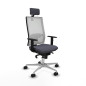 Sedia Ufficio con Poggiatesta Horna Piqueras y Crespo 1D086N2 Grigio scuro