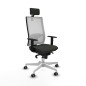 Sedia Ufficio con Poggiatesta Horna Piqueras y Crespo 1D026G2 Nero