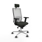 Sedia Ufficio con Poggiatesta Horna Piqueras y Crespo 2D086G2 Nero