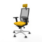 Sedia Ufficio con Poggiatesta Horna Piqueras y Crespo 2D026G2 Giallo