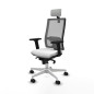 Sedia Ufficio con Poggiatesta Horna Piqueras y Crespo 2D026N2 Bianco