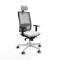 Sedia Ufficio con Poggiatesta Horna Piqueras y Crespo 1D026G2 Bianco