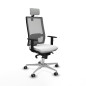 Sedia Ufficio con Poggiatesta Horna Piqueras y Crespo 1D086G2 Bianco