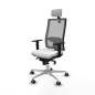 Sedia Ufficio con Poggiatesta Horna Piqueras y Crespo 1D086G2 Bianco