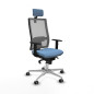 Sedia Ufficio con Poggiatesta Horna Piqueras y Crespo 1D086G2 Blu cielo