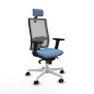 Sedia Ufficio con Poggiatesta Horna Piqueras y Crespo 2D026N2 Blu cielo