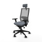 Sedia Ufficio con Poggiatesta Horna Piqueras y Crespo 3D066N2 Grigio