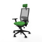 Sedia Ufficio con Poggiatesta Horna Piqueras y Crespo 3D066N2 Verde