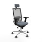 Sedia Ufficio con Poggiatesta Horna Piqueras y Crespo 2D086G2 Grigio