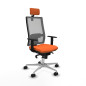 Sedia Ufficio con Poggiatesta Horna Piqueras y Crespo 1D086N2 Arancio