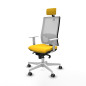 Sedia Ufficio con Poggiatesta Horna Piqueras y Crespo 4B026G2 Giallo
