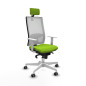 Sedia Ufficio con Poggiatesta Horna Piqueras y Crespo 4B026G2 Pistacchio