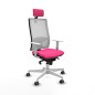 Sedia Ufficio con Poggiatesta Horna Piqueras y Crespo 4B026G2 Rosa