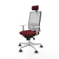 Sedia Ufficio con Poggiatesta Horna Piqueras y Crespo 4B026G2 Rosso Granato