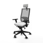 Sedia Ufficio con Poggiatesta Horna Piqueras y Crespo 3D066N2 Bianco