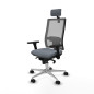 Sedia Ufficio con Poggiatesta Horna Piqueras y Crespo 3D086N2 Grigio