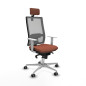 Sedia Ufficio con Poggiatesta Horna Piqueras y Crespo 4B086G2 Marrone