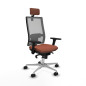 Sedia Ufficio con Poggiatesta Horna Piqueras y Crespo 3D086N2 Marrone