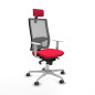 Sedia Ufficio con Poggiatesta Horna Piqueras y Crespo 4B086G2 Rosso