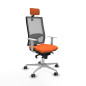 Sedia Ufficio con Poggiatesta Horna Piqueras y Crespo 4B086G2 Arancio