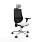 Sedia Ufficio con Poggiatesta Mardos Piqueras y Crespo D086N2W Bianco
