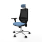 Sedia Ufficio con Poggiatesta Mardos Piqueras y Crespo D086N2W Blu cielo