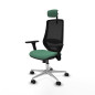 Sedia Ufficio con Poggiatesta Mardos Piqueras y Crespo D086N2W Verde Smeraldo