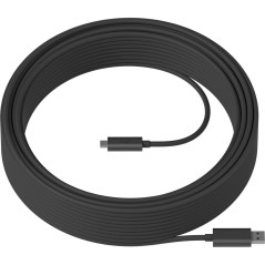 Cavo USB A con USB-C Logitech Strong USB 3.1 Cable Nero