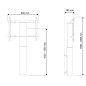 Supporto TV Neomounts PLASMA-W2250BLACK 42" 100" 130 Kg