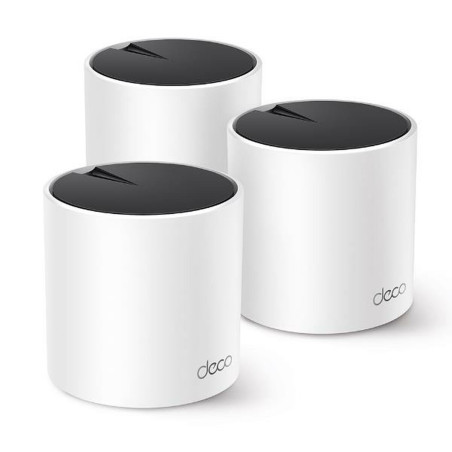 Cavo di Rete Rigido UTP Categoria 6 TP-Link DECO X55(3-PACK) Bianco Nero