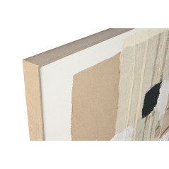 Quadro Home ESPRIT Verde Beige Astratto Città 121 x 5,2 x 121 cm (2 Unità)
