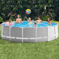 Piscina Smontabile Intex Prism Frame 457 x 122 cm Grigio 16.805 l