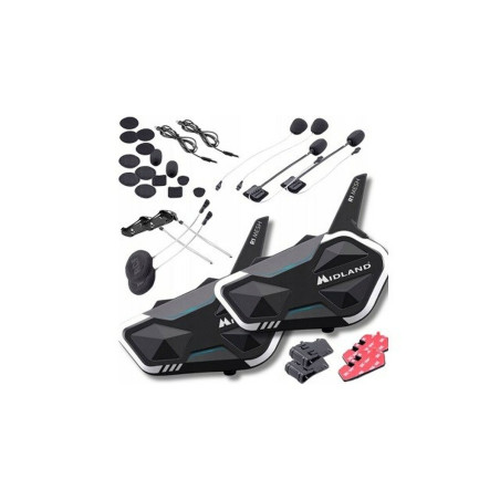 Auricolari Midland R1 MESH TWIN Nero (2 Unità)