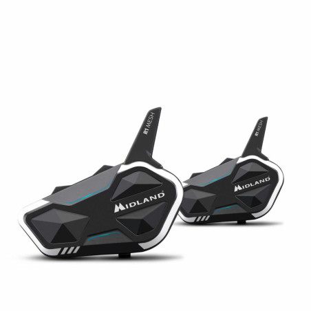 Auricolari Midland R1 MESH TWIN Nero (2 Unità)