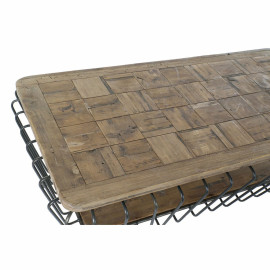 Tavolino da Caffè DKD Home Decor Metallo Pino (125 x 64 x 51 cm)