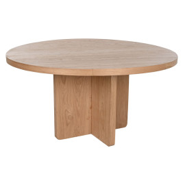 Tavolo da Pranzo Home ESPRIT Naturale legno di rovere 152 x 152 x 78 cm