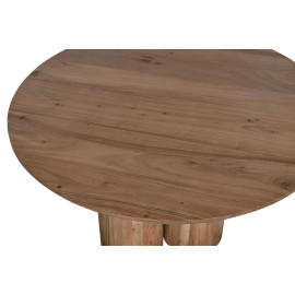 Tavolino da Caffè Home ESPRIT Marrone Naturale Legno di acacia 80 x 80 x 45 cm