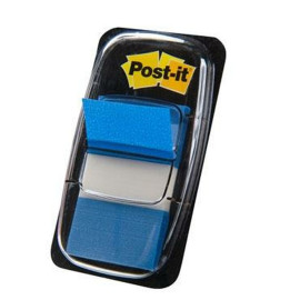 Note Adesive Post-it Index 680 Azzurro 25 x 43 mm (36 Unità)