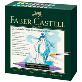 Set di Pennarelli Faber-Castell Acquerelli Confezione (24 Unità)