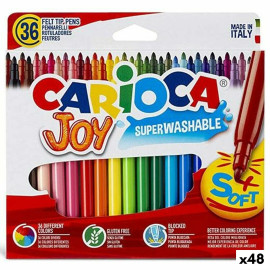 Set di Pennarelli Carioca Joy Multicolore (48 Unità)